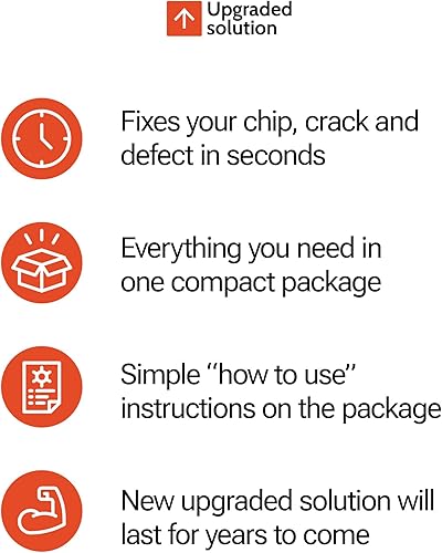 Miniatura 8 de UBA Kit de reparación de tuba y piedra negra, color rojo, negro y transparente, ideal para reparación de granito, cuarzo, cerámica, azulejos y