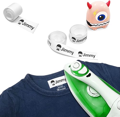 Miniatura 9 de Ogelz Sello de nombre para ropa infantil sello de nombre personalizado etiqueta de etiqueta para ropa preescolar guardería infantil hogar lavadora