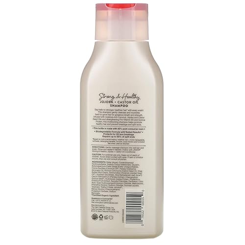 Miniatura 2 de Jason Natural Cosmetics - Champú de jojoba largo y fuerte para un crecimiento saludable del cabello, botellas de 16 onzas (paquete de 3)