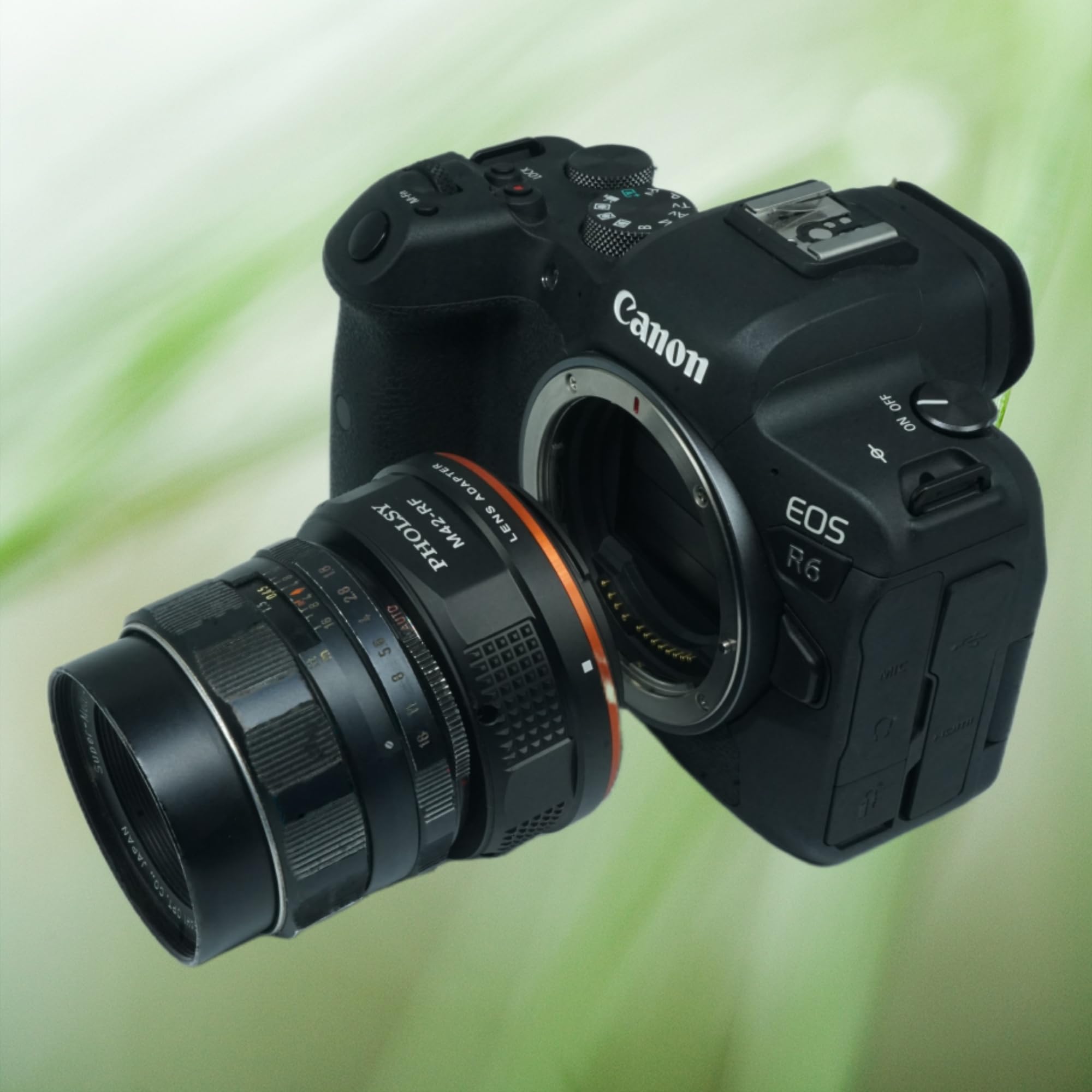 PHOLSY Manuelle Bague d'adaptation pour Objectifs: Compatible avec Les Objectifs M42 et Les Boîtiers Appareils Photo Canon RF (EOS R-Type), M42 vers RF