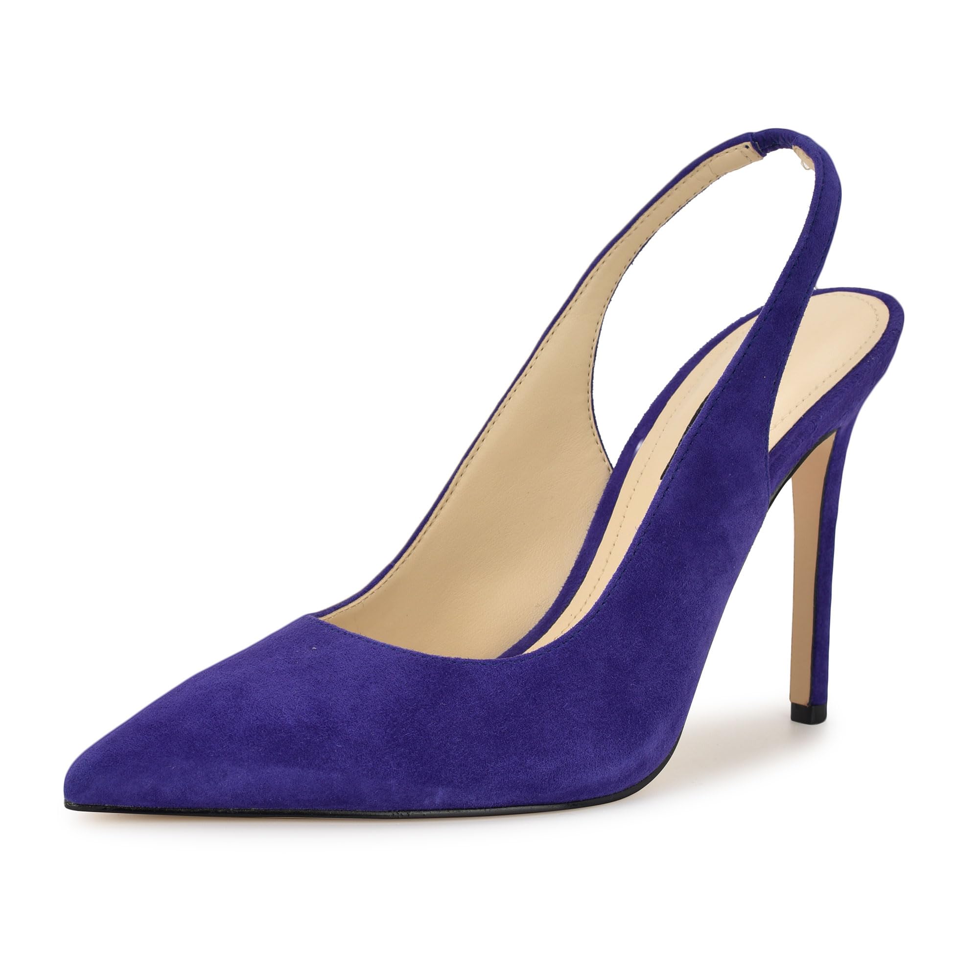 Nine West Women's Feather Pump, Dark Blue Suede 401, 6 UK