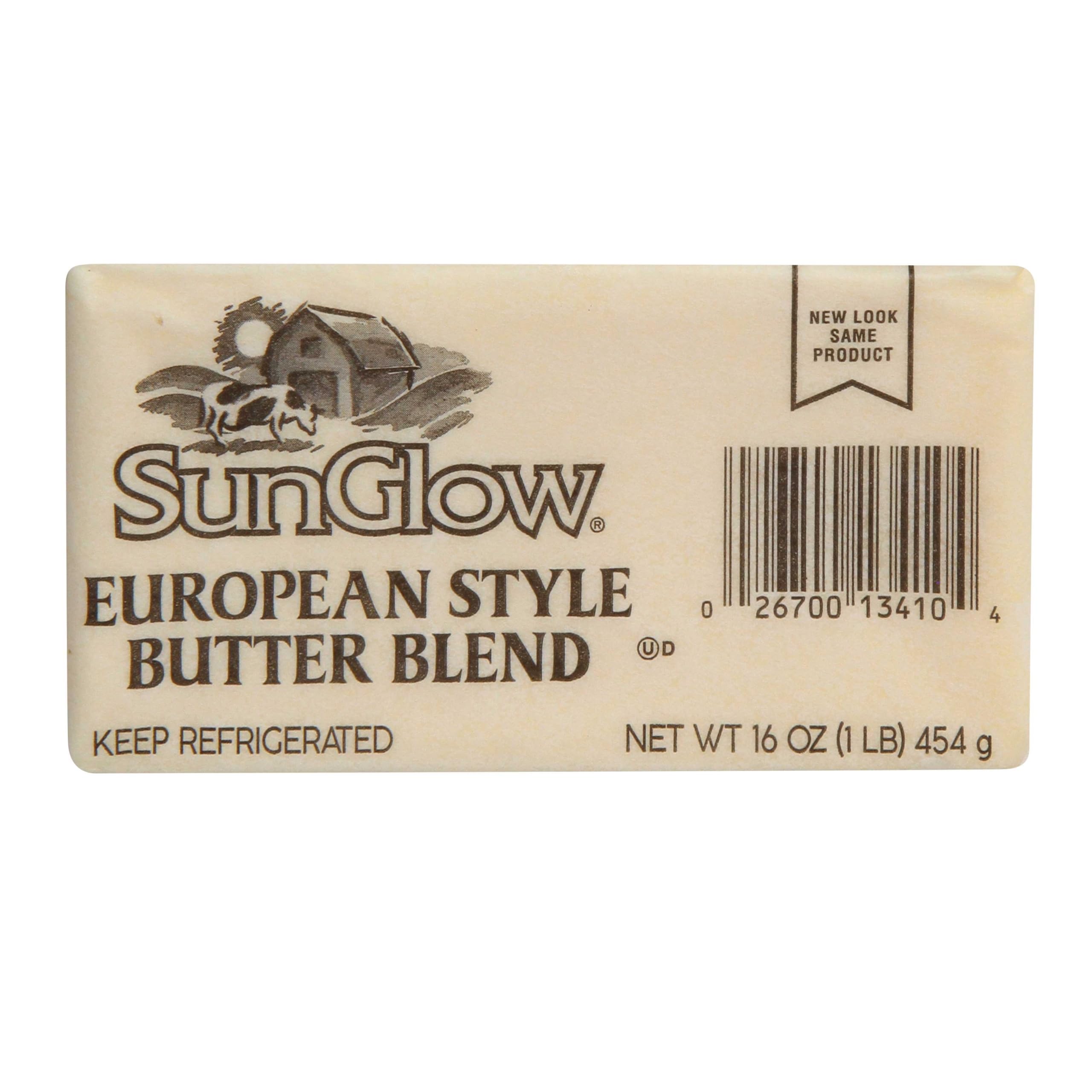 SunGlow European Style Butter Blend Margarine by Ventura Foods – 36/1 Lb, Pack of 36