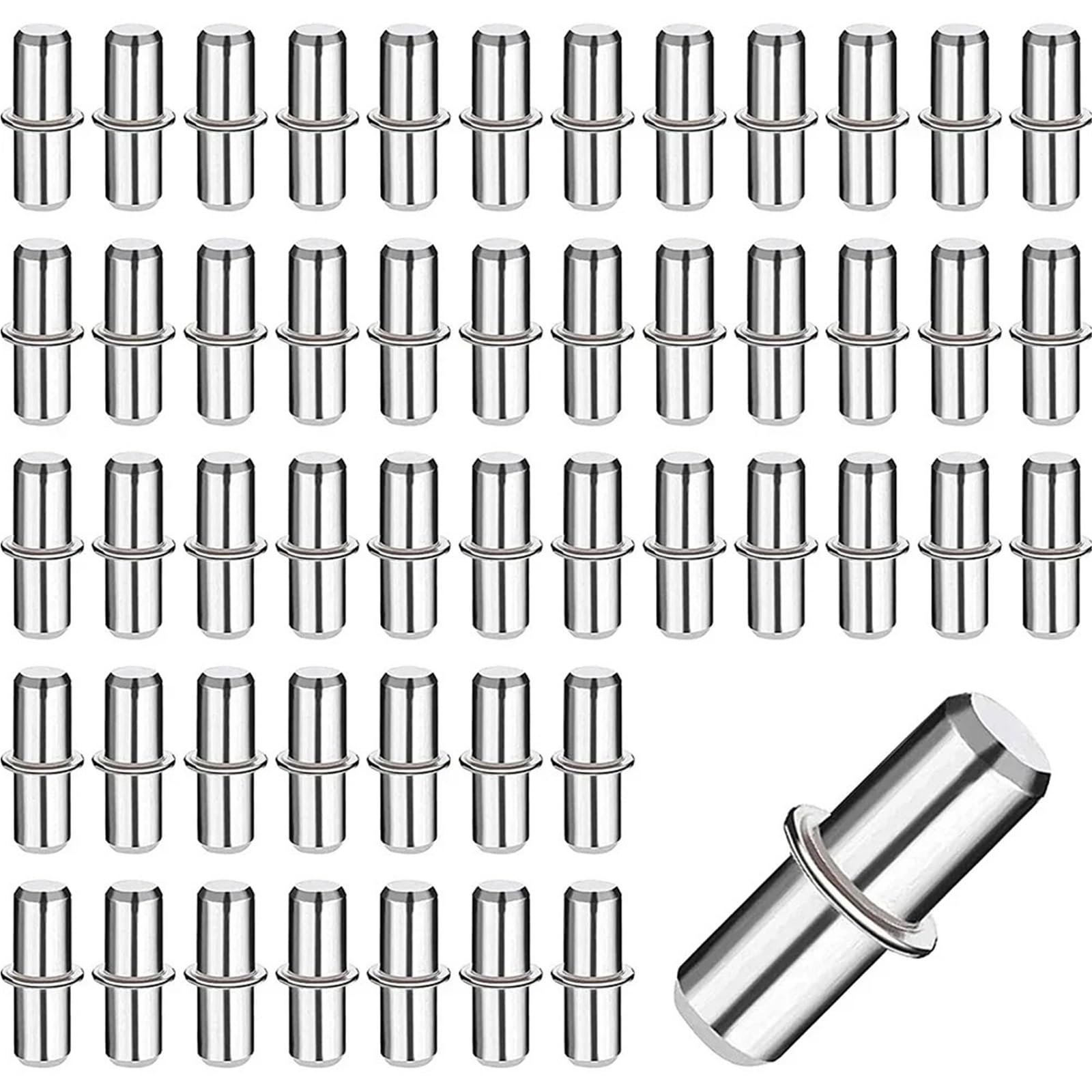 Nickel Plated Shelf Support Pegs 500 Pins for Cabinet Closet Bracket