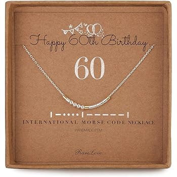 60th birthday jewelry for mom