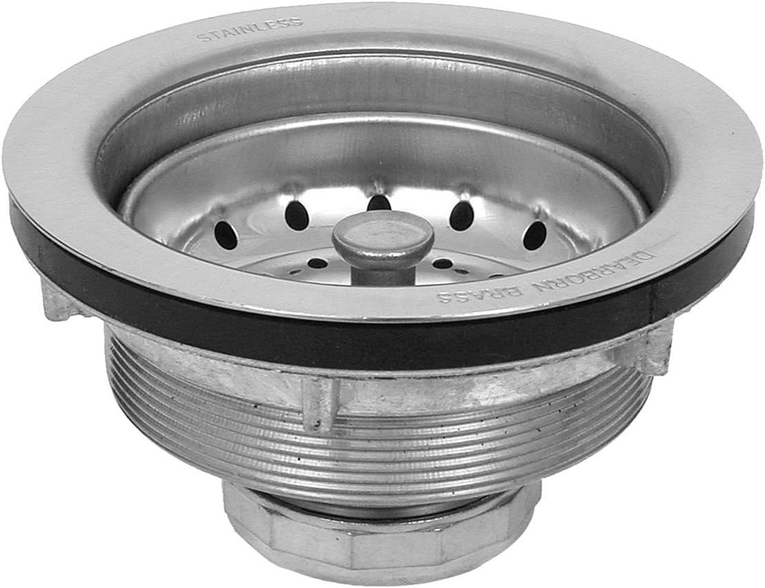 Oatey Oat9 Dearborn Brass Economy Sink Basket Strainer with Stainless