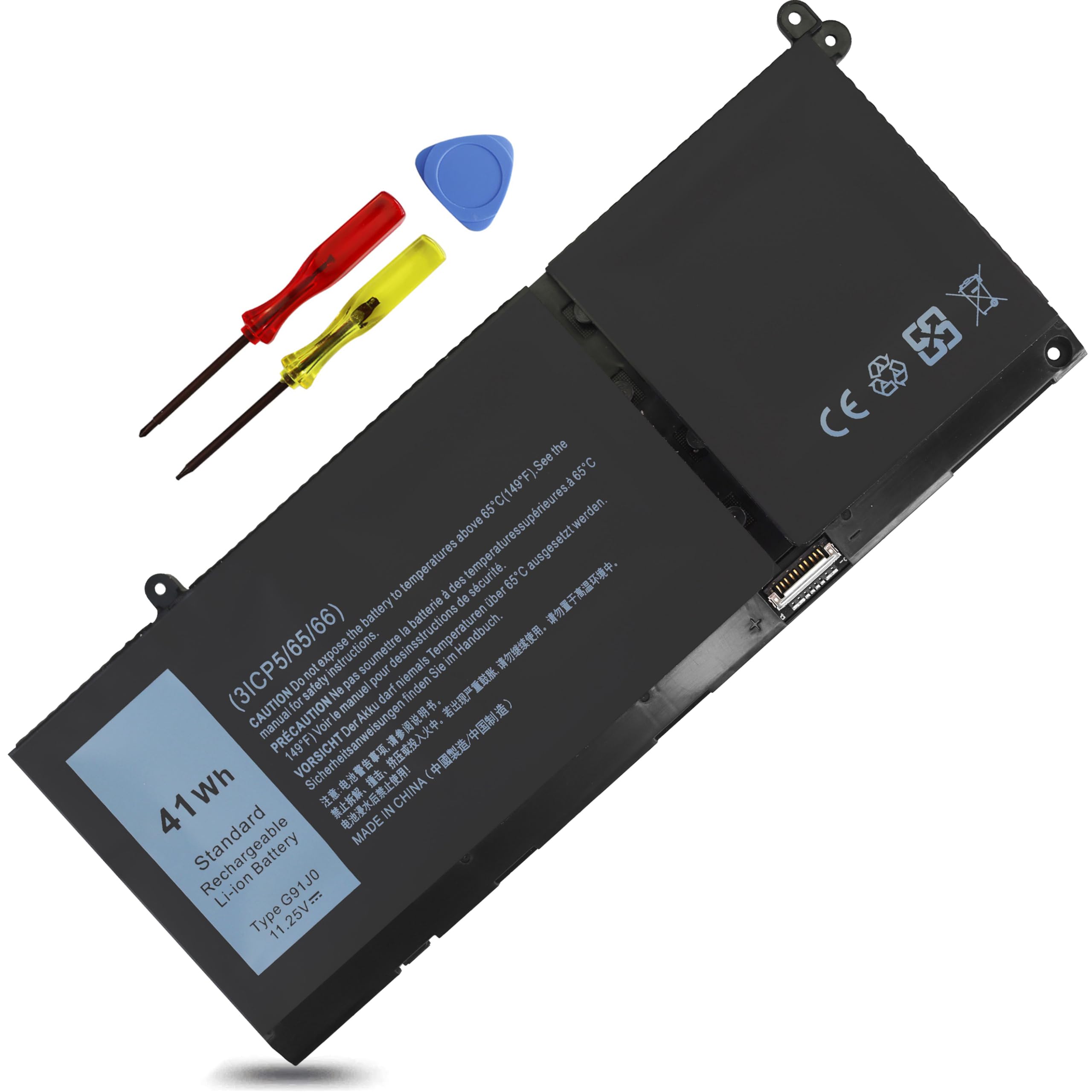 Amazon.com: 41Wh Type G91J0 Battery for Dell Inspiron 14 5410 5415