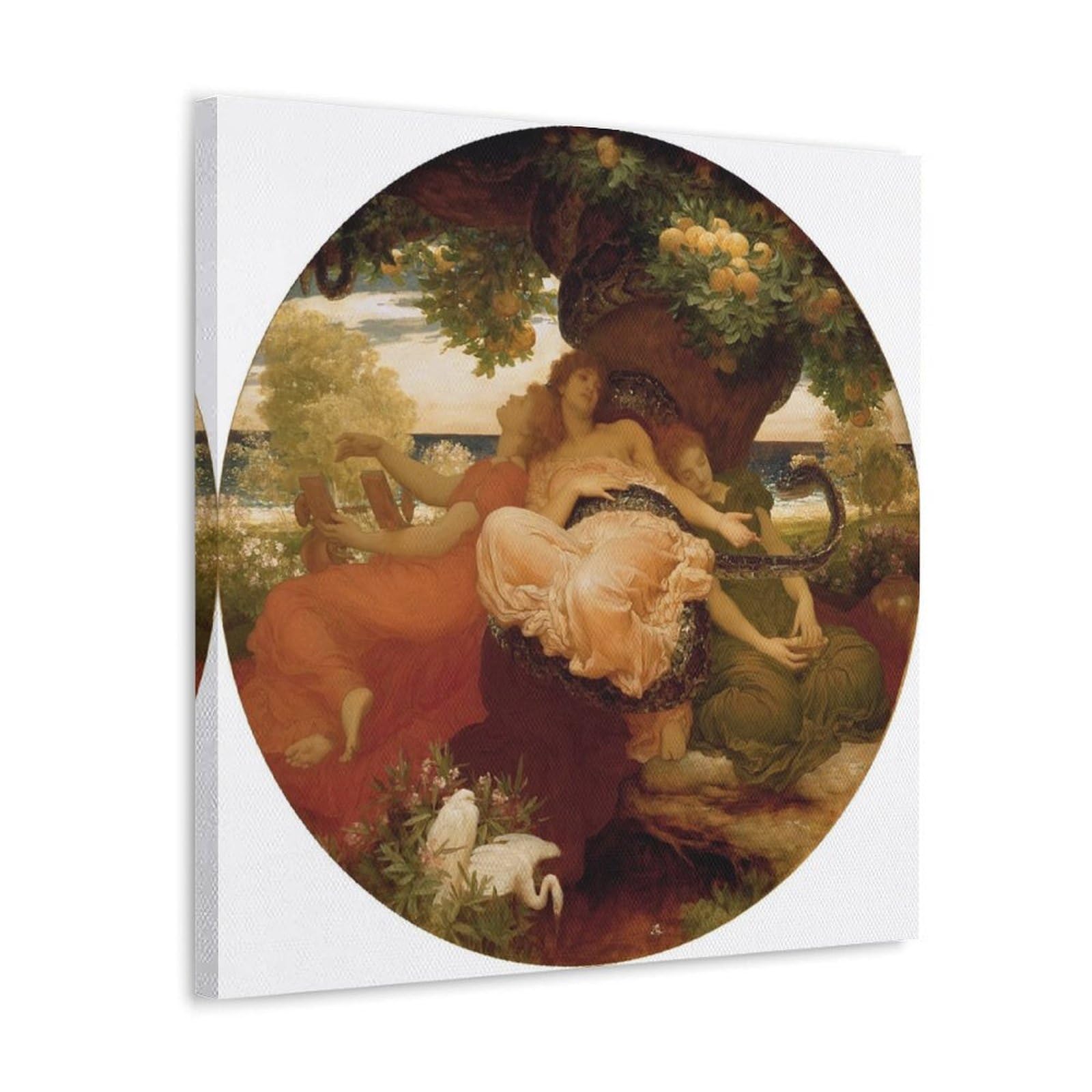 Impression sur toile de Frederic Leighton tableau encadré de qualité musée - 8