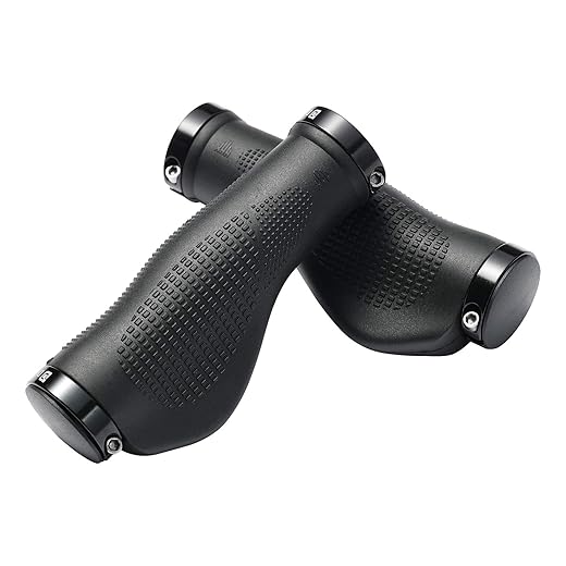 Dymoece Bike Handlebar Grips,Bicycle Handle Grip Ergonomic Design Dual Lock-on for Mountain Bike MTB BMX Foldable Downhill