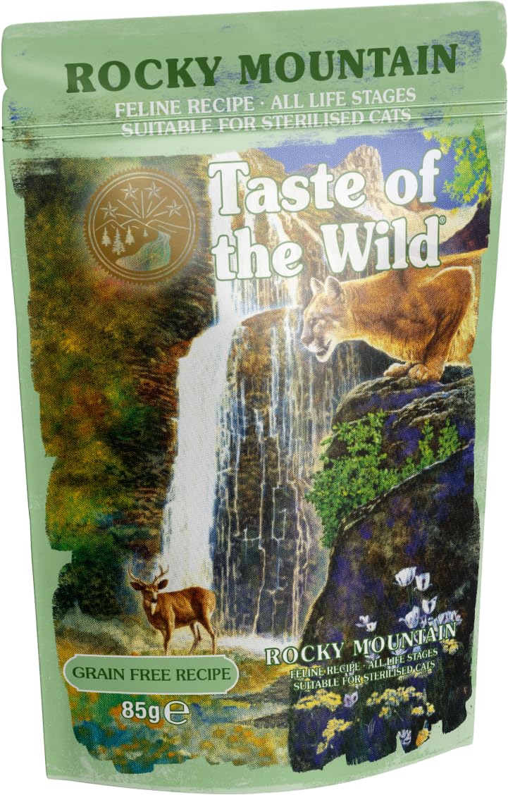 Taste of the Wild Gato Esterilizado Trozos En Salsa Bolsa 12 x 85 g