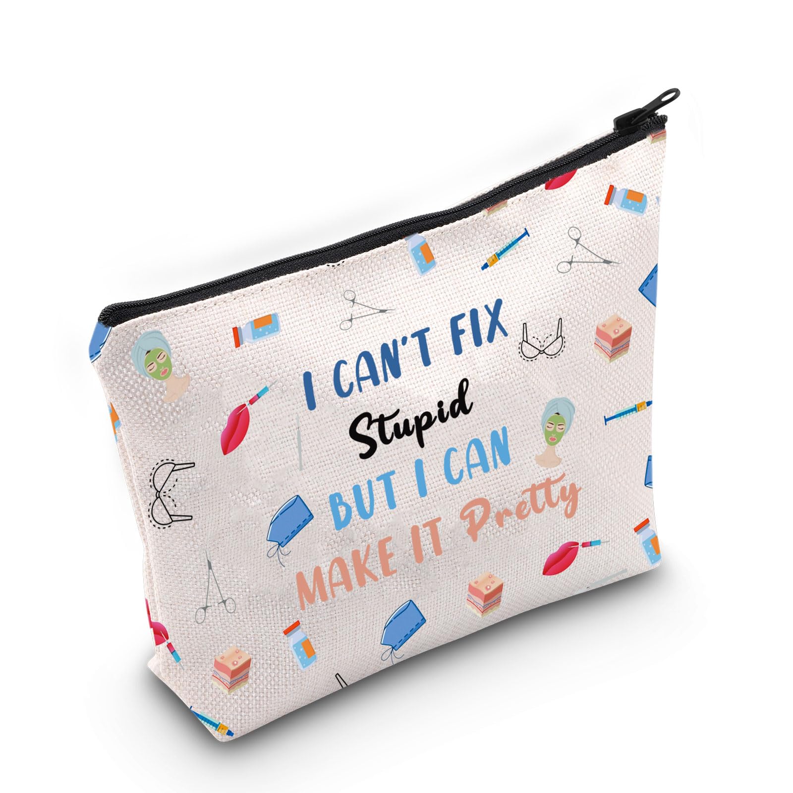 MNIGIU Plastic Surgeon Cosmetic Bag Plastic Surgeon Appreciation Gift Plastic Surgeon Retirement Gift, Pretty Bag