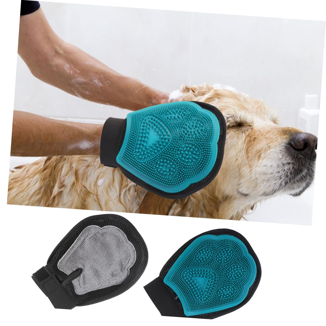 CIYODO Pet Grooming Tool Massage Glove for Dogs Efficient Dematting Brush Pet Supplies