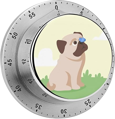 Temporizador de cocina para perro, temporizador magnético, temporizador mecánico para hornear en el hogar