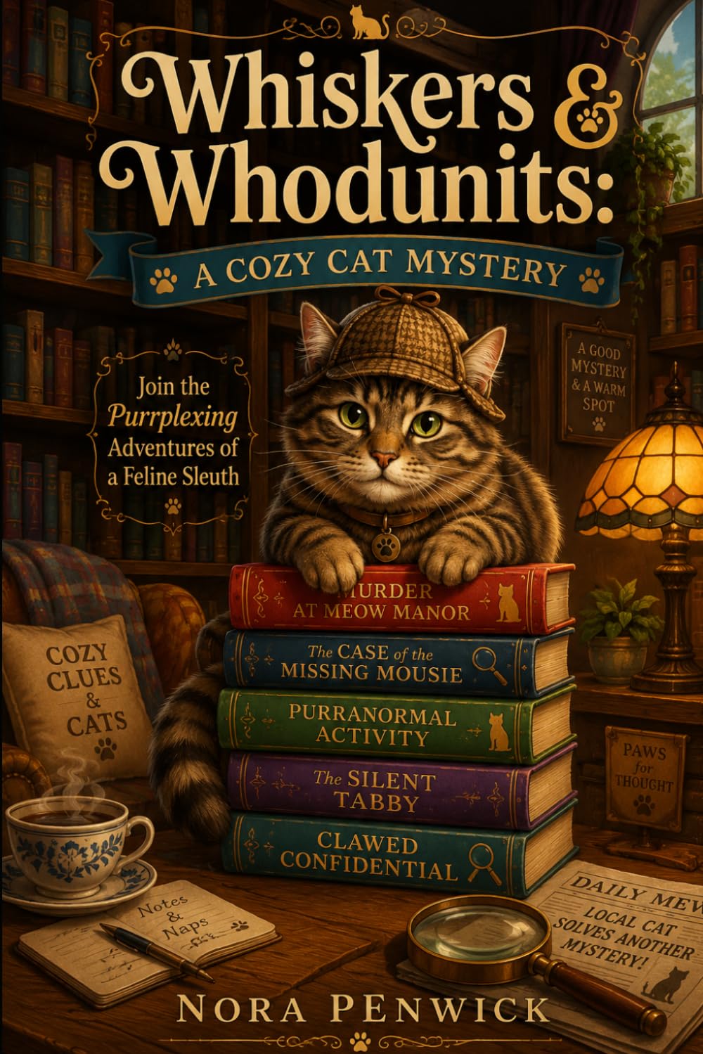 Whiskers & Whodunits: A Cozy Cat Mystery: Join the Purrplexing Adventures of a Feline Sleuth (The Whiskerville Mysteries)