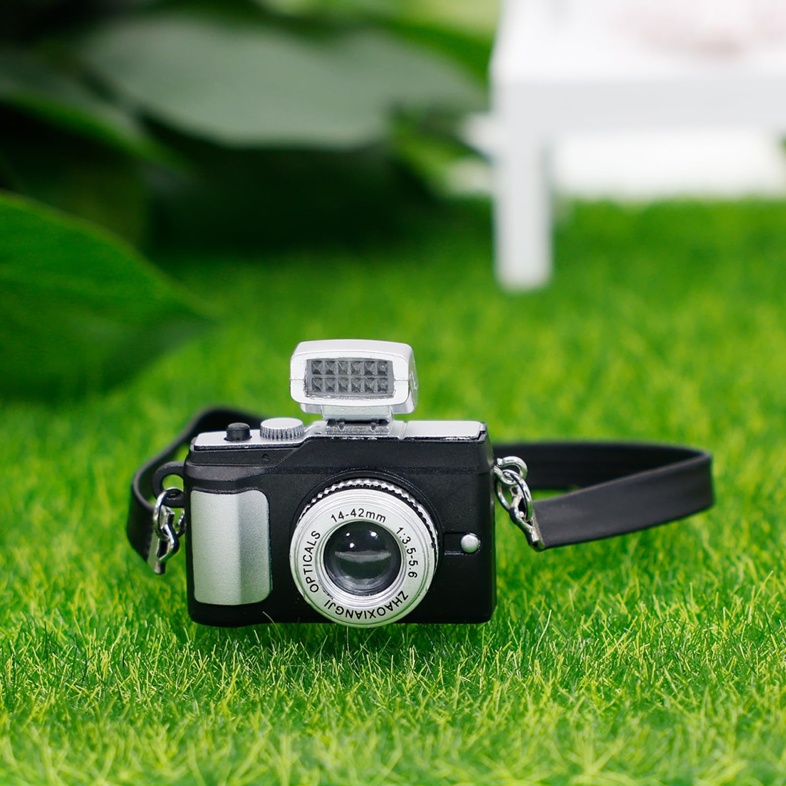 Odoria 1/12 Miniatur Fotokamera - Metall, 1.8x3x3.8 Cm, Puppenhaus-Zubehör Für Wohnzimmer-Deko