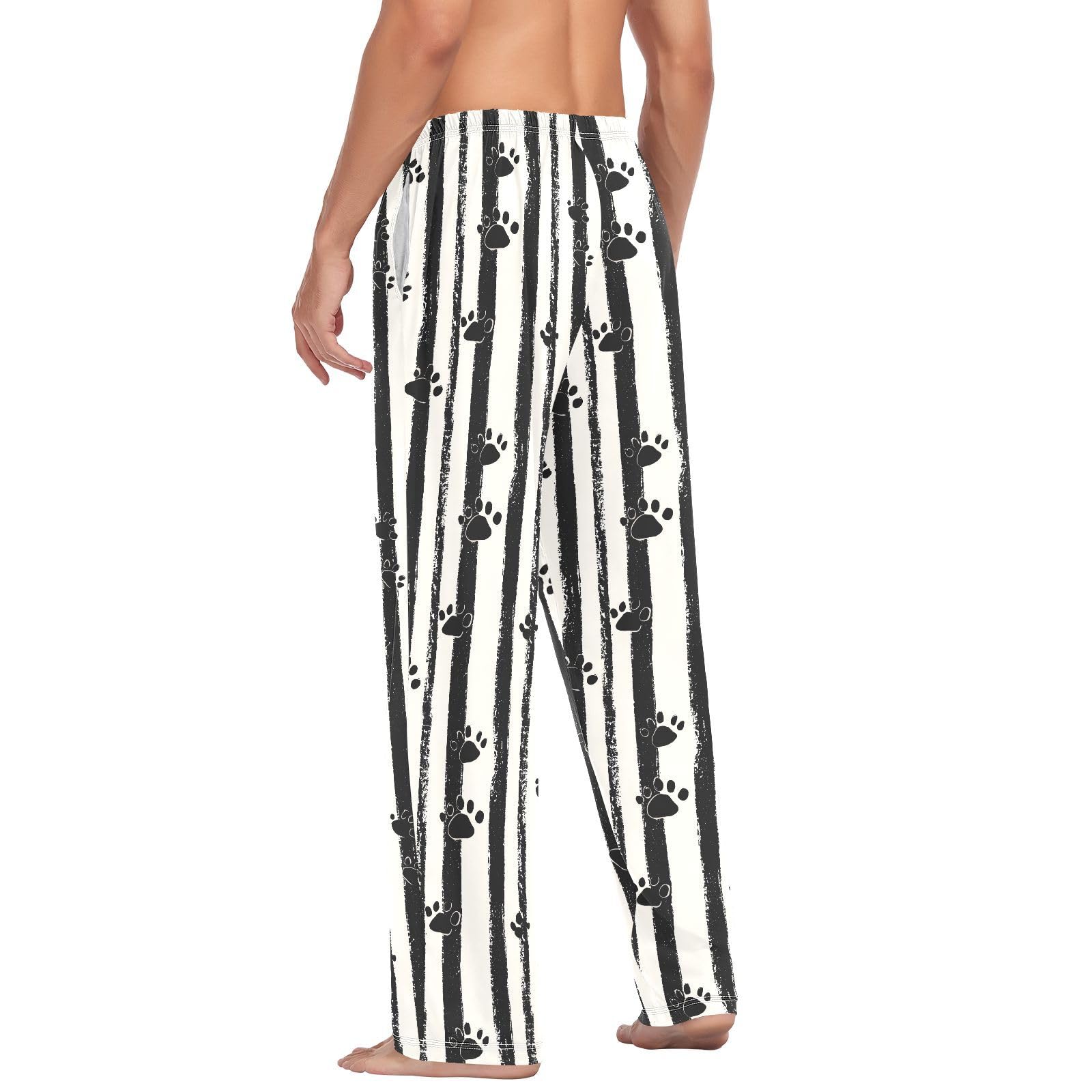 Pijama de Navidad para hombre con bolsillos para invierno, con cordón, talla S