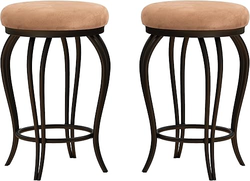 JOIN IRON Juego de 2 taburetes de bar modernos, taburetes de bar, altura de mostrador, fácil de 3 a 5 minutos de montaje para bar, cocina, comedor,