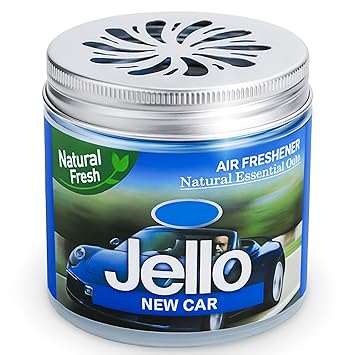 SOLDTRUE Air Freshener Gel for Car | Long-Lasting Odor Eliminator, Freshens Interior | Ideal for Cars, Trucks & SUVs | Premium Accessories – Freshens for Weeks (New Car Scent, 220gm.) - image, photos