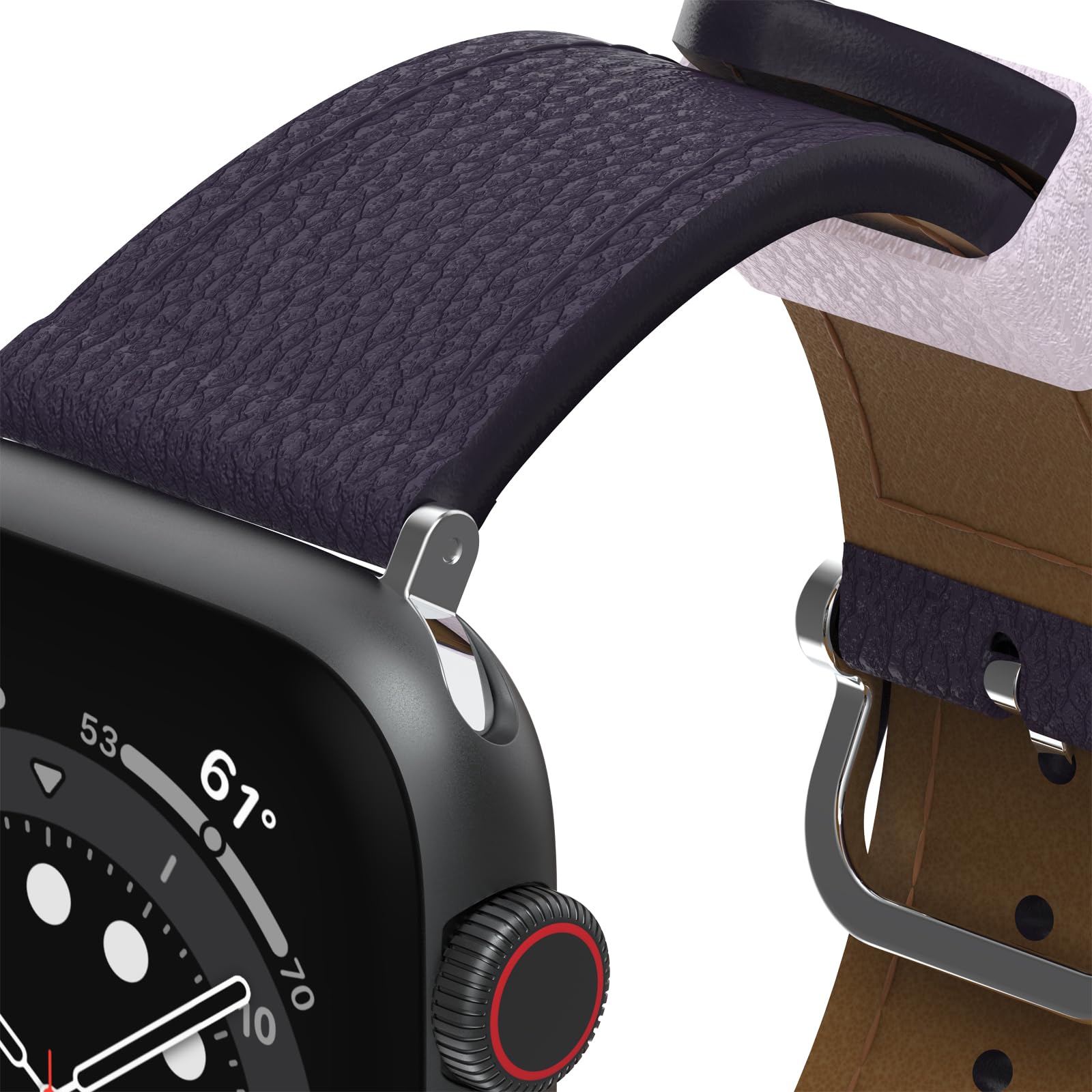 OtterBox Symmetry Cactus Leather pasek do zegarka Apple Watch, Zamienny, wytrzymały, miękki w dotyku pasek do zegarka Apple Watch