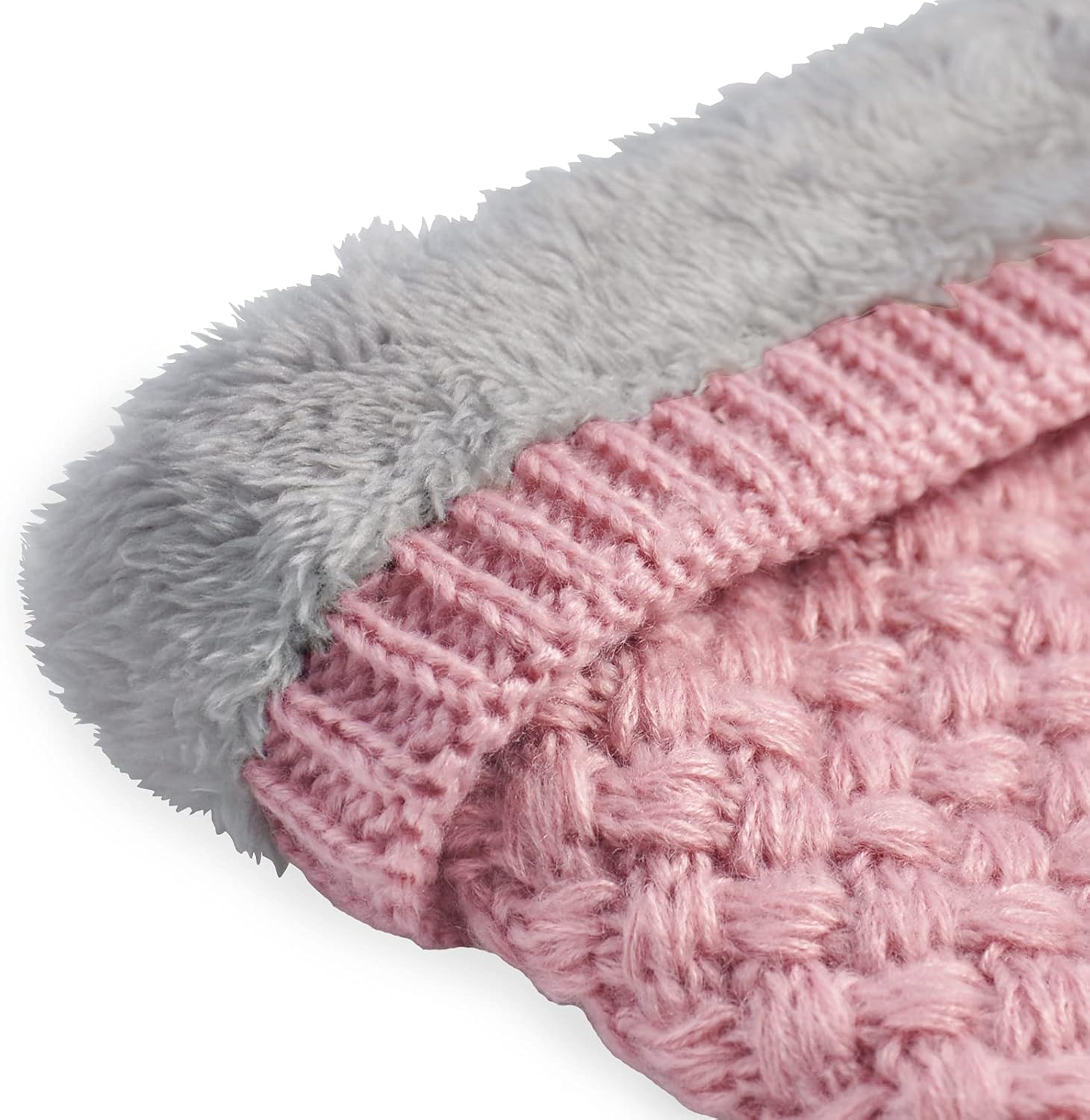 LO SHOKIM Neck Warmer Men Fleece Neck Gaiter Women Scarf Winter Double-layer Thick Circle Loop Infinity Scarf Warm Windproof - Image 5