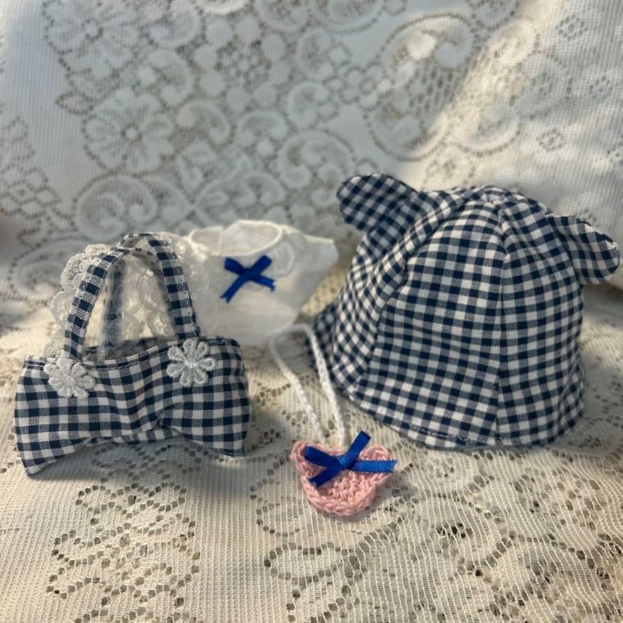 Amazon.co.jp: ちびぬい服 ブルーくま耳帽子のセット くまさん
