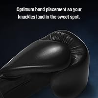 Vista 4 de Hayabusa Guantes de boxeo profesionales de cuero con velcro para hombres y mujeres