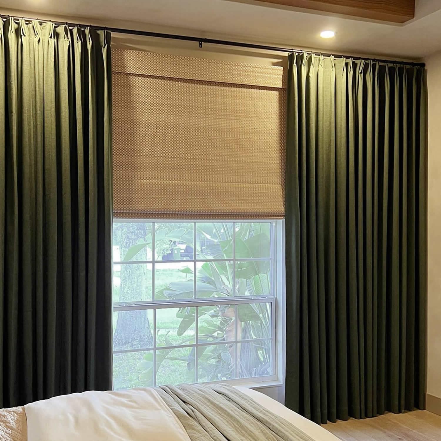 Amazon.com: TWOPAGES Custom Made Polyester Sheer Curtain Customize Semi ...