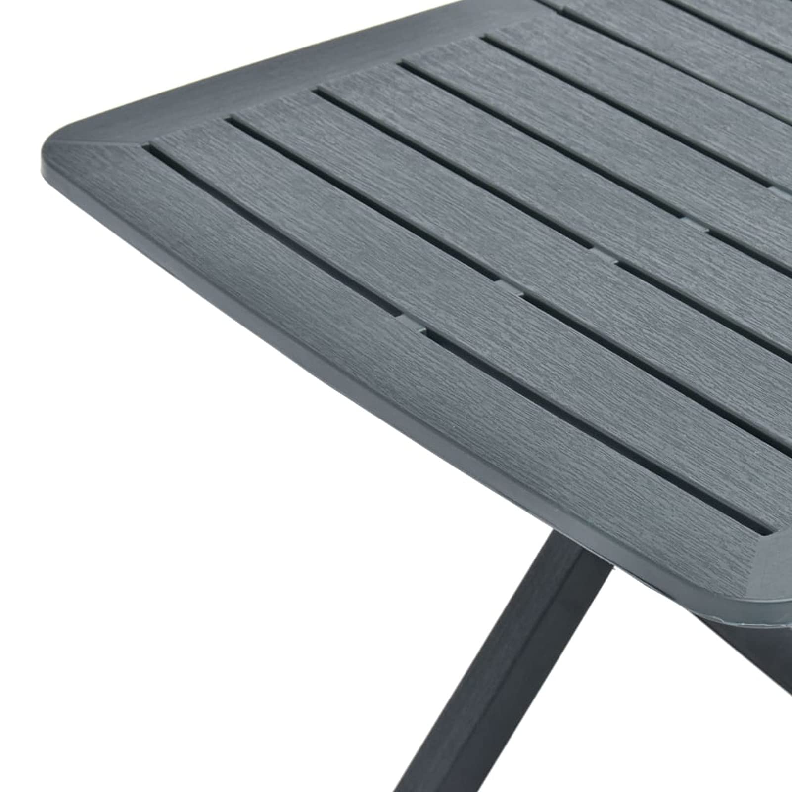 Tavolo da Giardino Pieghevole Verde 79x72x70 cm in Plastica,Tavolo da Giardino,Tavolo per Esterni,Tavolo da Giardino Esterno-48791