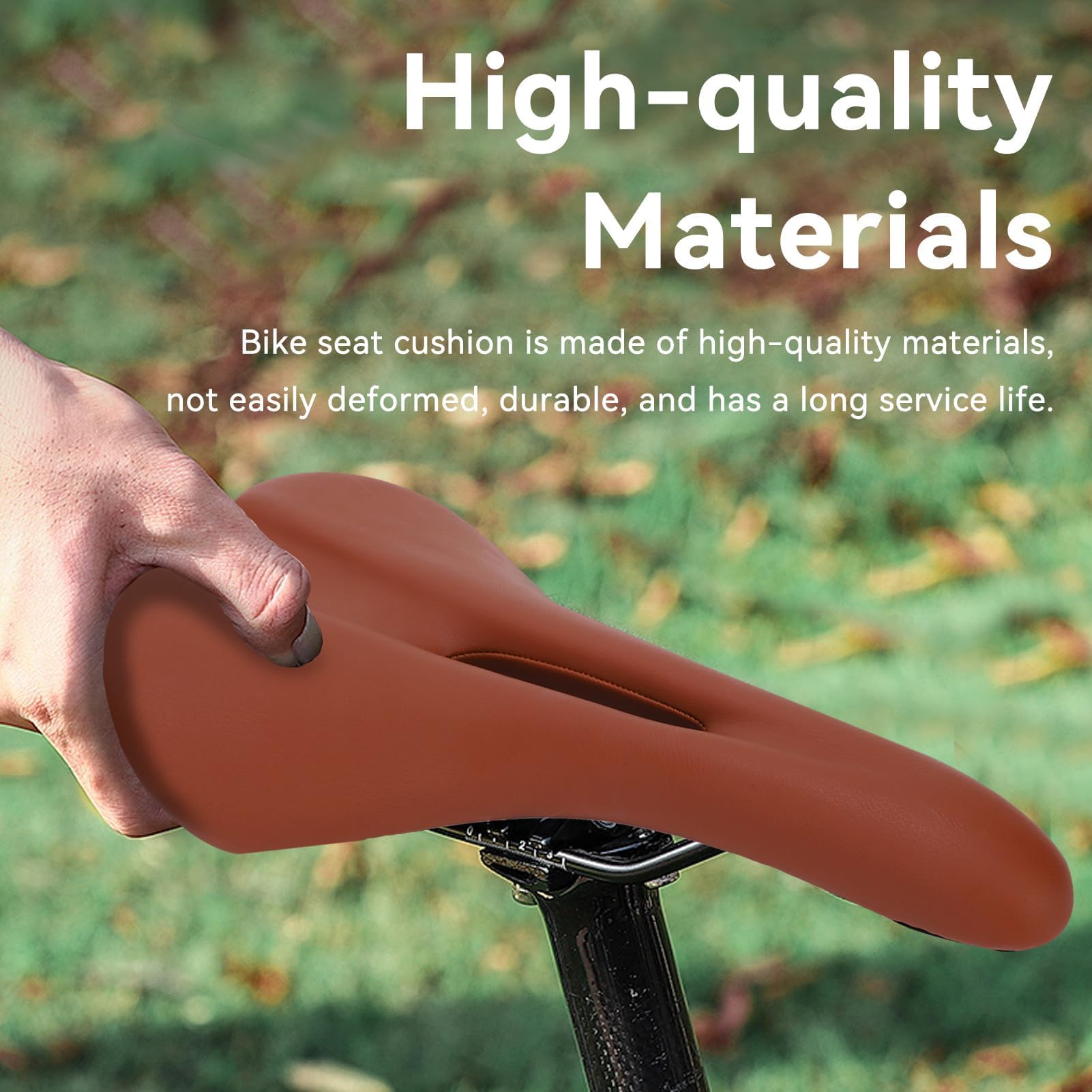Cyrank Sella Universale per Bicicletta, Comodo Cuscino per Sedile per Bici da Mountain Bike Accessorio per Ciclismo per Mountain Bike da Strada