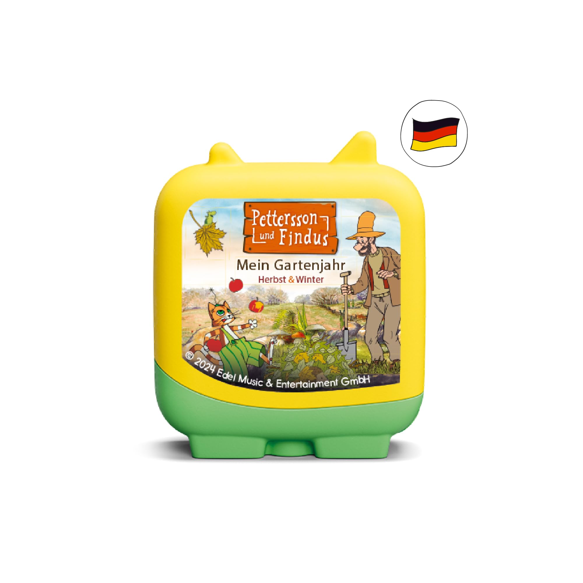 tonies Clever Toniebox, Pettersson und Findus – Findus erklärt die Welt – Mein Gartenjahr – Herbst und Winter, Wissens-Hörspiel für Kinder ab 5 Jahren, Spielzeit ca. 88 Minuten