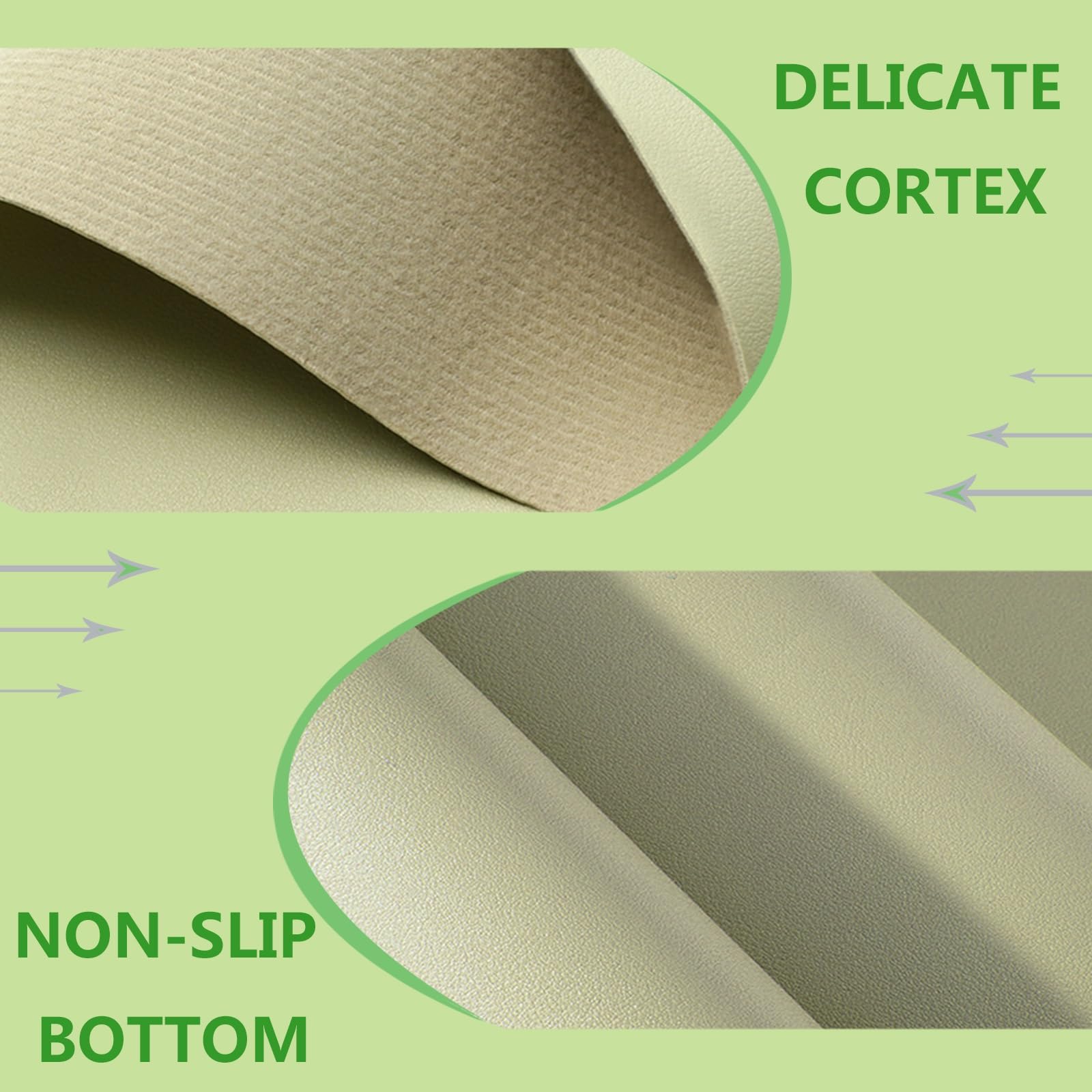 Sottomano da Ufficio Tappetino Tappetino Scrivania Tappetino ScritturaPad per Scrivania Multifunzionale in Pelle PU Tappetino Grande Impermeabile per Ufficio e Casa (Verde)(White,90 * 160cm)