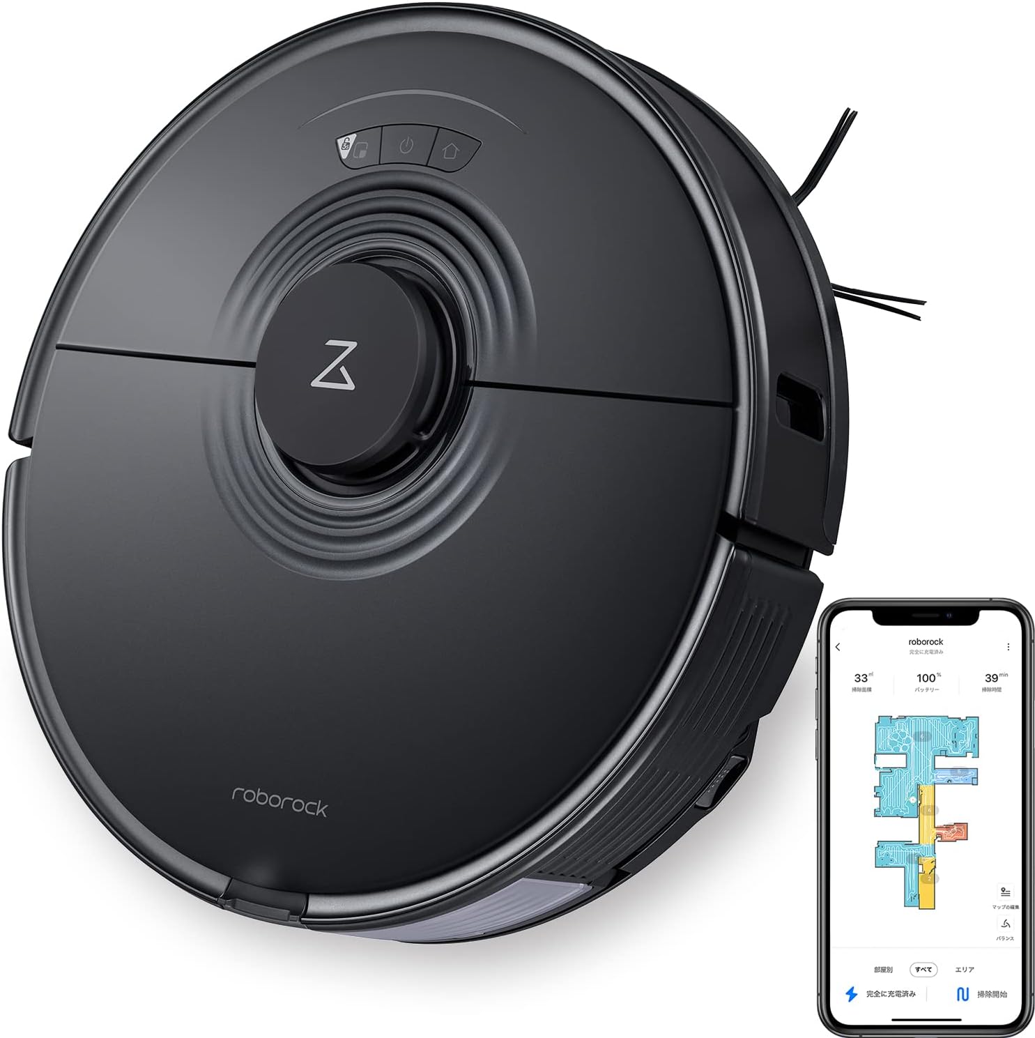 Roborock S7+ and S7 (S7 Black (Single))