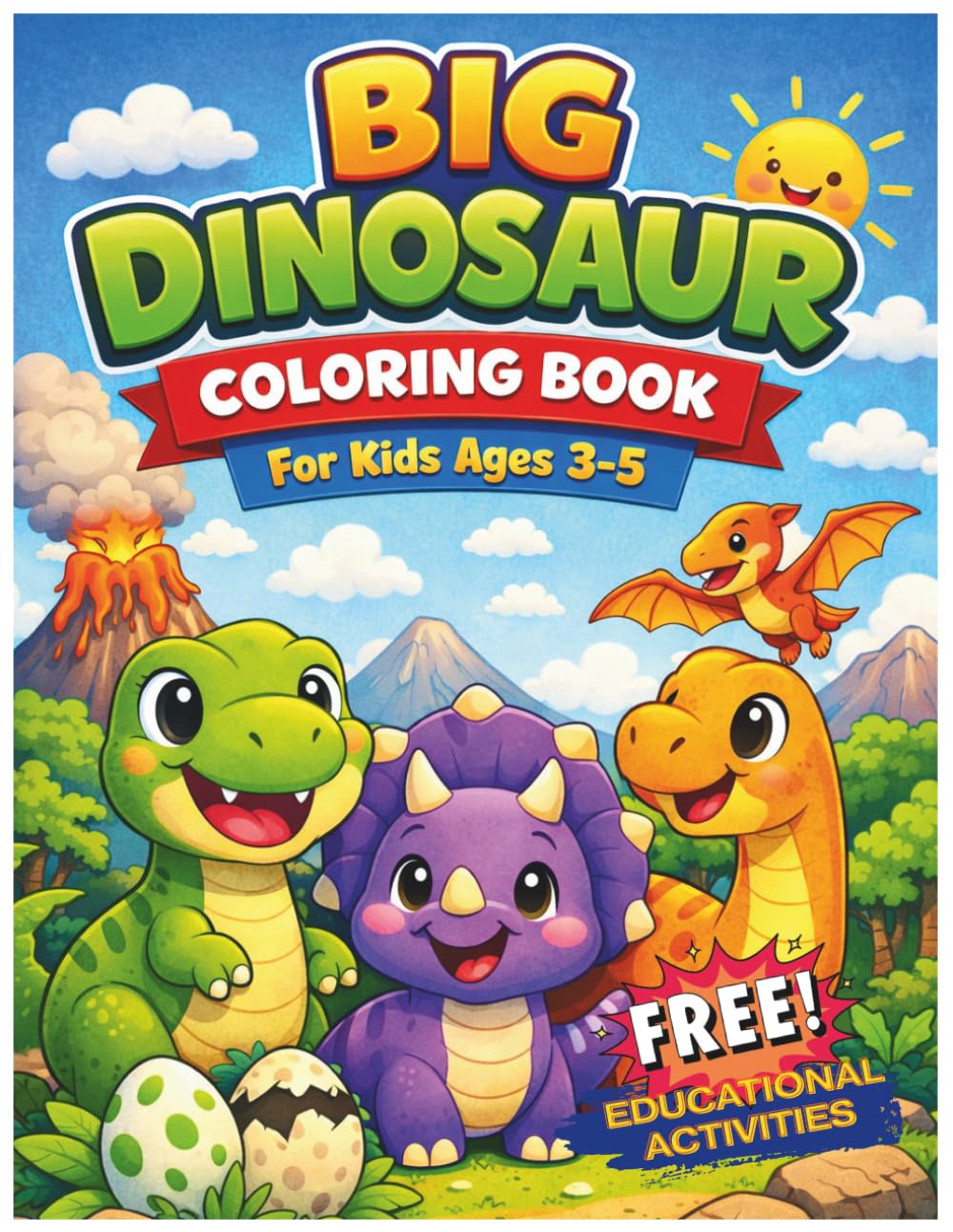 BIG DINOSAUR: COLORING BOOK