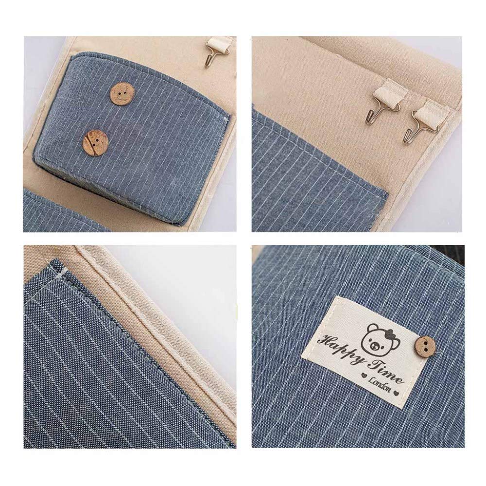 YJDQYGSNJ Estanteria Colgante en Tela,3 Piezas Después de la Puerta Pared Zhiwu Guadai Estantería Colgante Plegable,Alta Capacidad Depositar Vestir/A / 2 layer+3 layer+4 layer