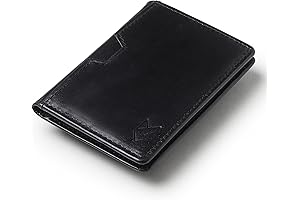 CVRBN Leather Credit Card Holder Wallet