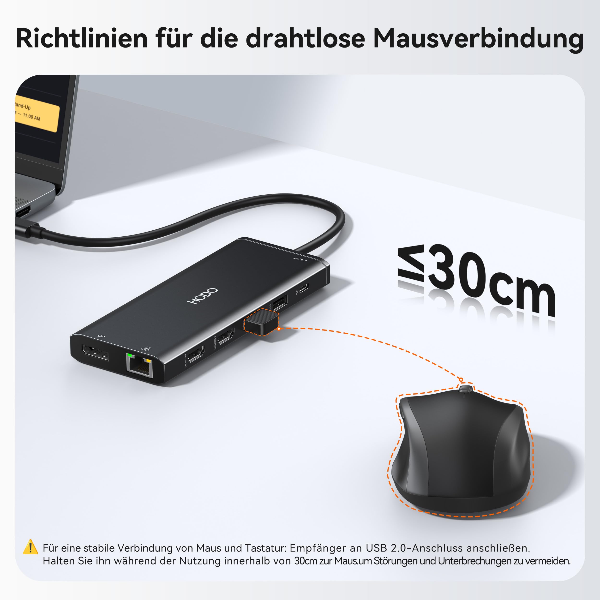 Docking station laptop 2 monitor, docking station 14 in 1 triplo display | Adattatore hub USB C con due HDMI, DisplayPort, Ethernet, PD, 10 Gbps USB C/A, slot per schede SD TF, audio