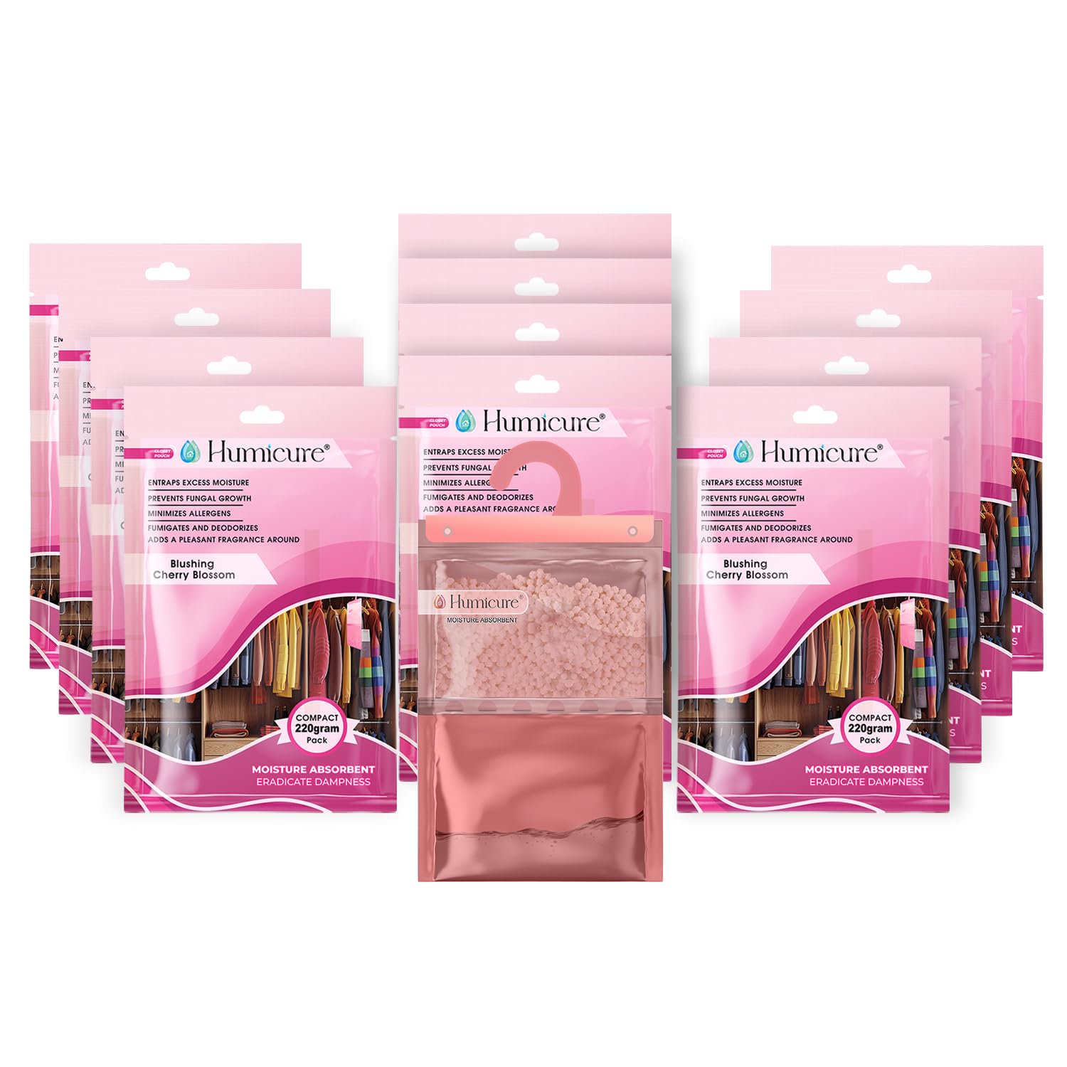 Moisture Absorber Dehumidifier - Fresh Fragrance Packs -16 Moisture Absorber Dehumidifier - Fresh Fragrance Packs -16