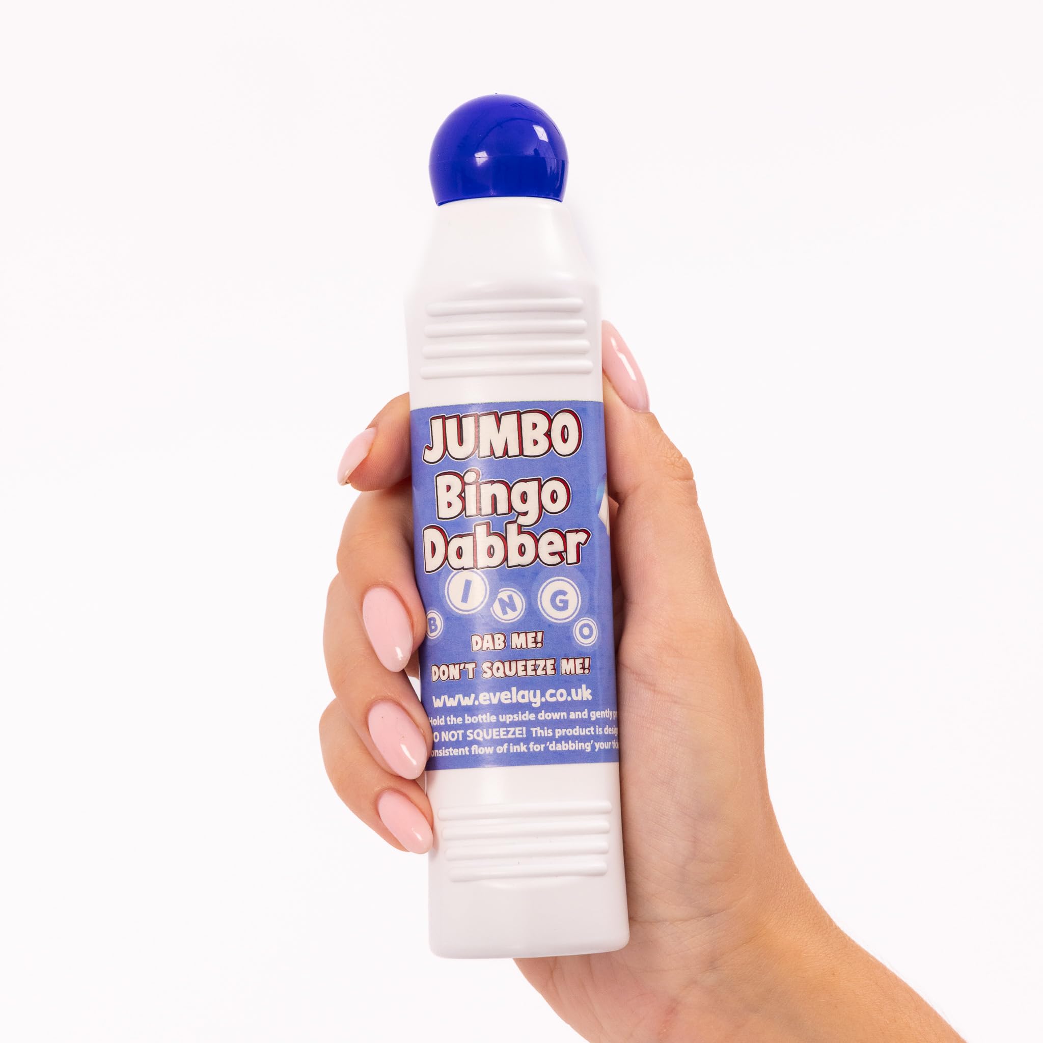 evelay Jumbo Bingo Dabbers, 80ml Large Ink Markers with 17mm Sponge Tip, Smooth Coloured Daubers for Tickets Fundraisers - Image 3
