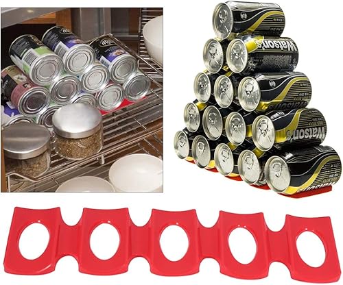 Miniatura 6 de GLOGLOW Botella de vino de silicona roja para nevera, cerveza, soporte para botellas, apilamiento, herramienta ordenada, aparatos de cocina,