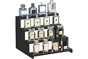 Lifewit 4-Tier Black Display Risers Stand: The Cabinet Man's Secret