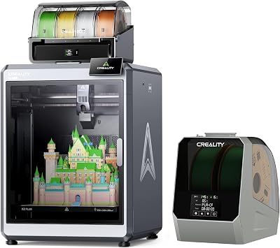 Creality K2 Plus Combo 3D Printer, Bundle with Space Pi Filament Dryer Plus