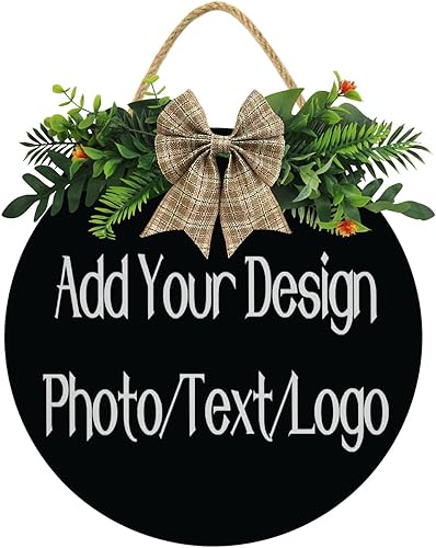 Miniatura 3 de Letreros de madera personalizados, 12 x 12 pulgadas, 11 x 11 pulgadas, decoración de tablones de madera de granja, letreros de puerta