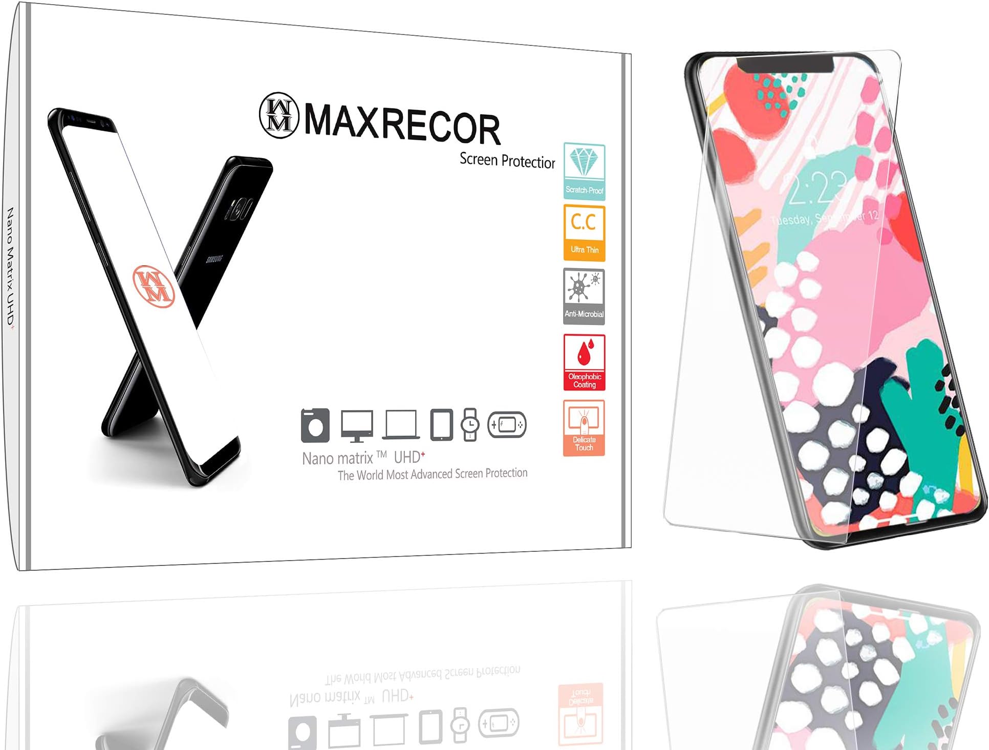 Screen Protector Designed for Samsung Digimax GX-1L Digital Camera - Nano Matrix Anti-Glare