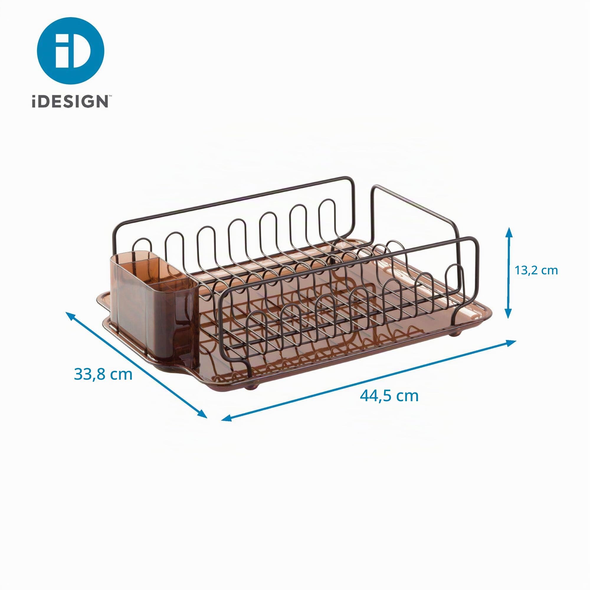 iDesign 68982EU Forma Lupe Égouttoir 2 Ambre/Bronze