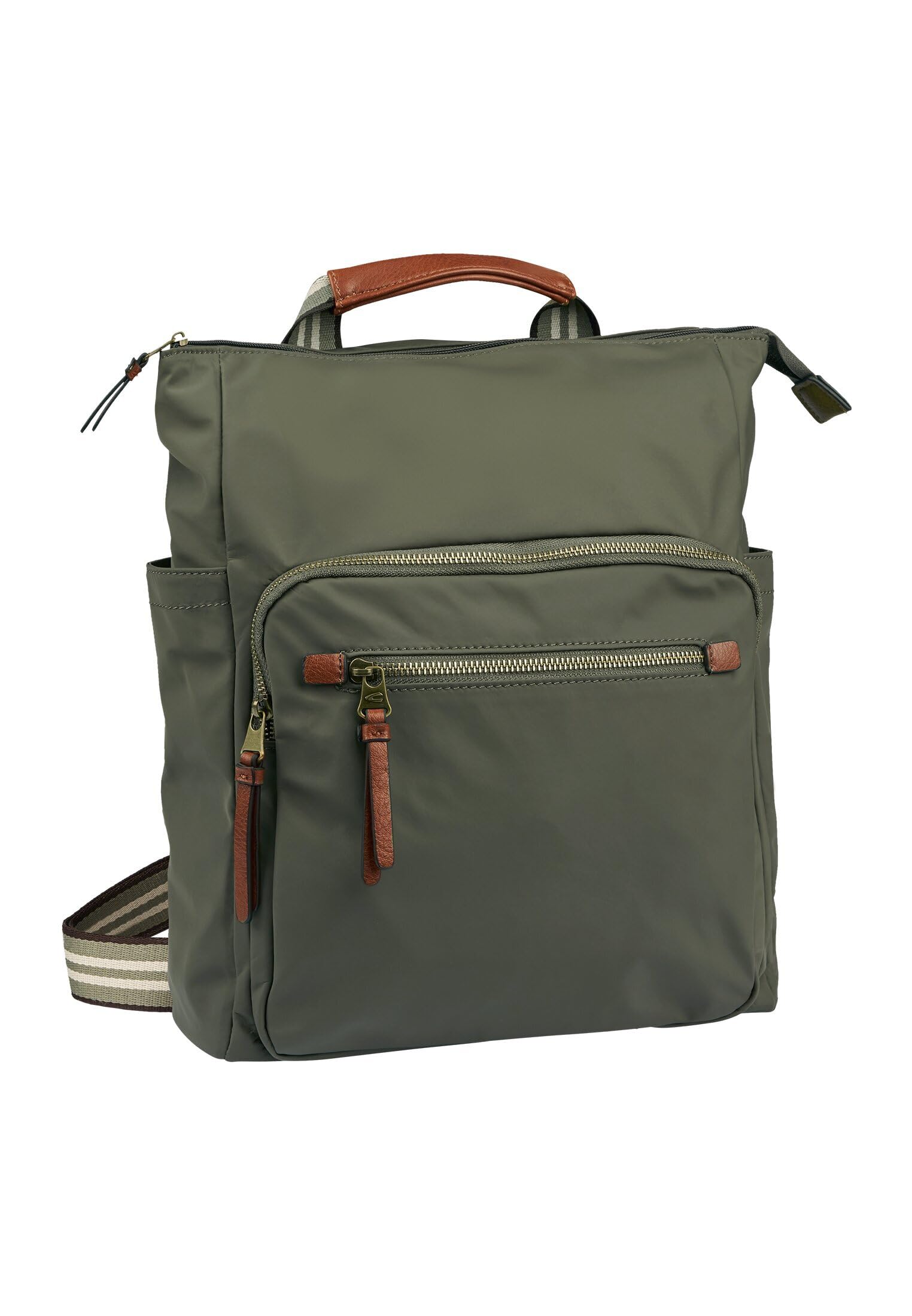 camel active Women's Bari Backpack Handbag, khaki, M