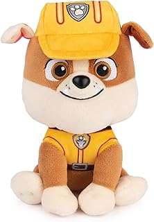 Official GUND PAW Patrol Soft Dog Themed Cuddly Plush Toy Rubble 6-Inch Soft Play Toy For Boys and Girls Aged 12 Months and Above