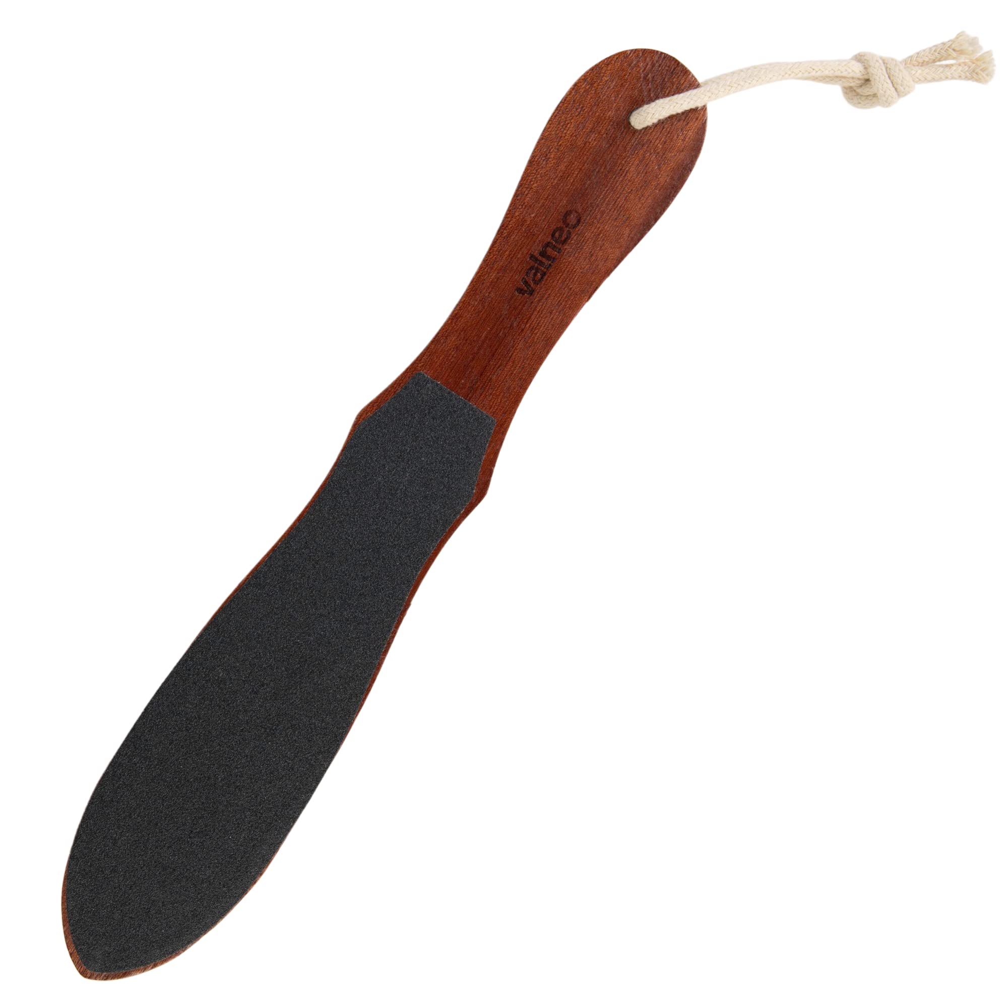 VALNEO Lima de pies para piel seca o endurecida. Lima gruesa y fina para callos de madera. Remo de madera para eliminar callos de la mano y los pies.