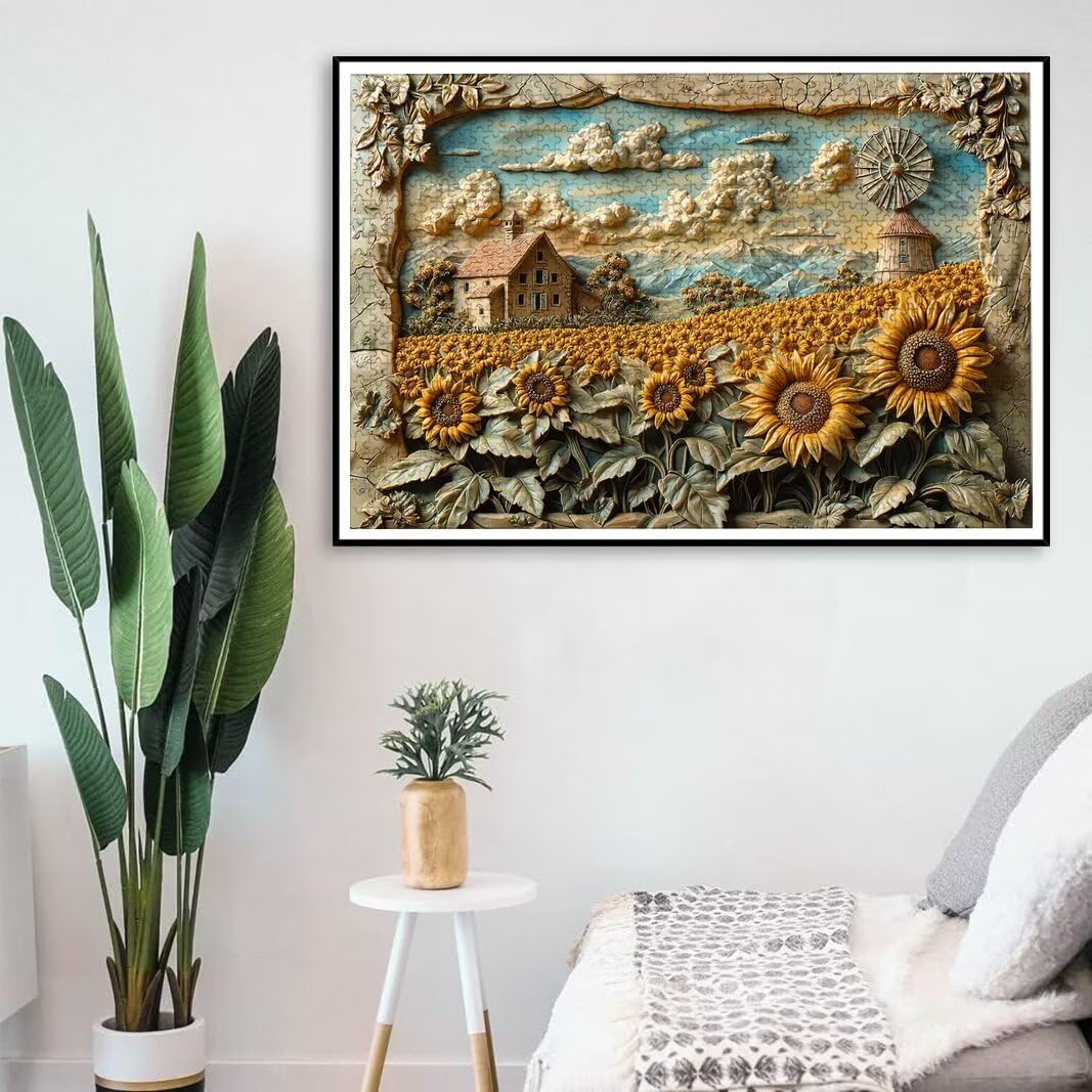 Puzzle 2000 Pezzi, Puzzle Farm, Misura: 100x71cm, Regalo Donna/Uomo -8733