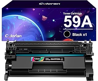 خرطوشة حبر 59A بديلة لطابعة اتش بي CF259A 59A CF259X 59X متوافقة مع ليزر جيت برو MFP M428 M428fdw M428dw M428fdn M428m ليزر جيت برو M304 M304a M404dn M404dw M404n من كولوران (1) أسود)