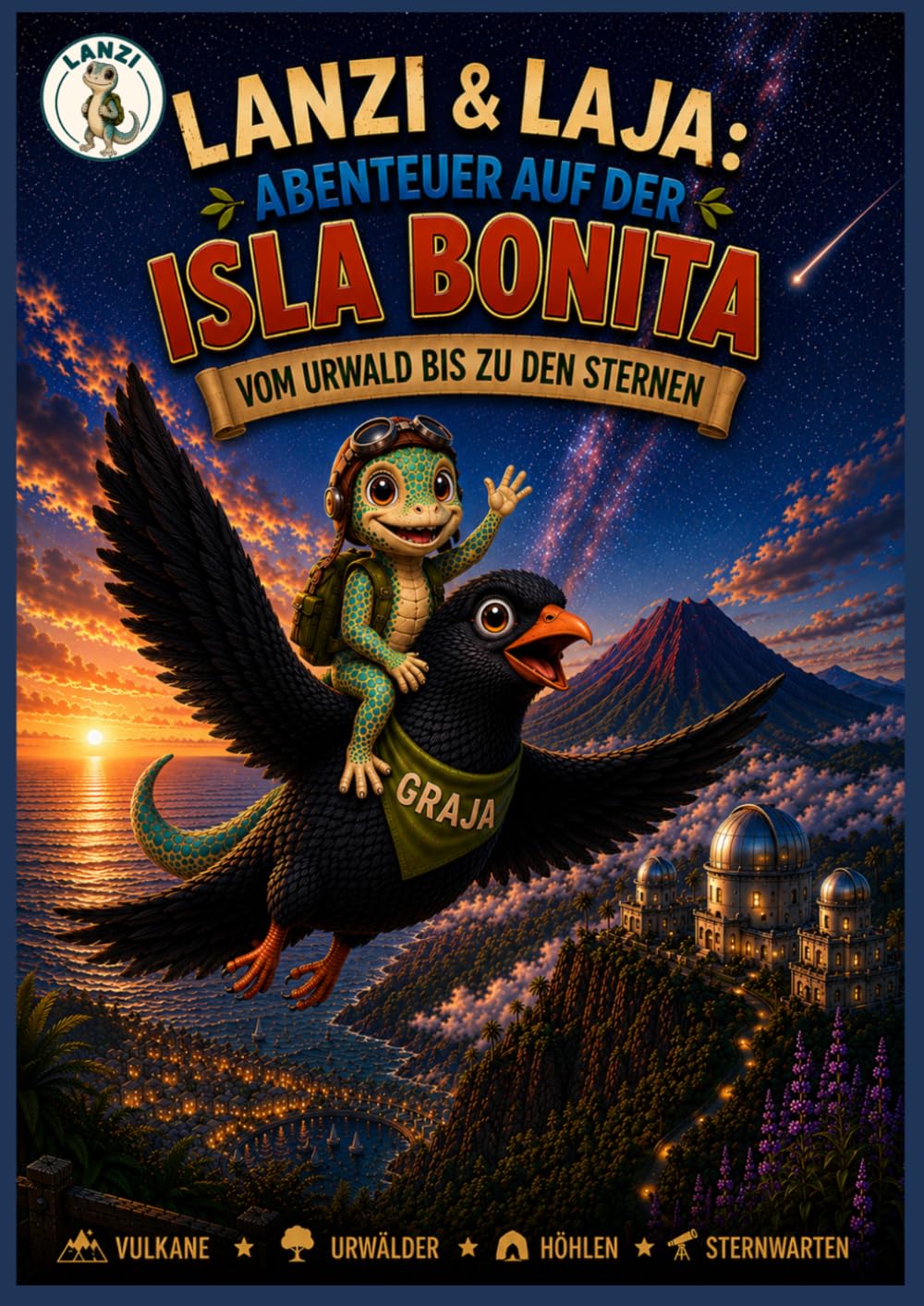Lanzi & Laja: Abenteuer auf der Isla Bonita: Vom Urwald bis zu den Sternen (Lanzis Insel-Abenteuer)