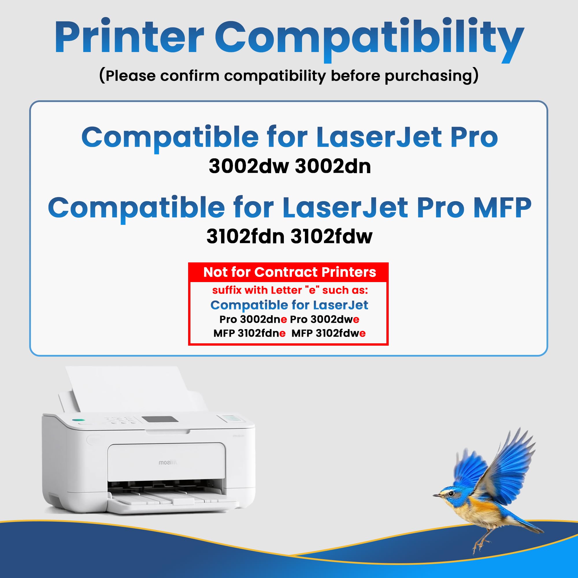 139X (z chipem) W1390X kompatybilny z HP 139A W1390X Toner ,2 czarny | Kompatybilny z HP LaserJet Pro MFP 3102fdw Toner 3102fdn 3002dw 3002dn do HP 139X W1390X 139A W1390A (4000 stron)